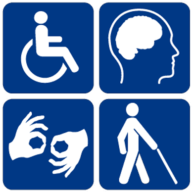 Logo indiquant la facilité d'accès des campus Lodima Ouest pour les personnes à mobilité réduite