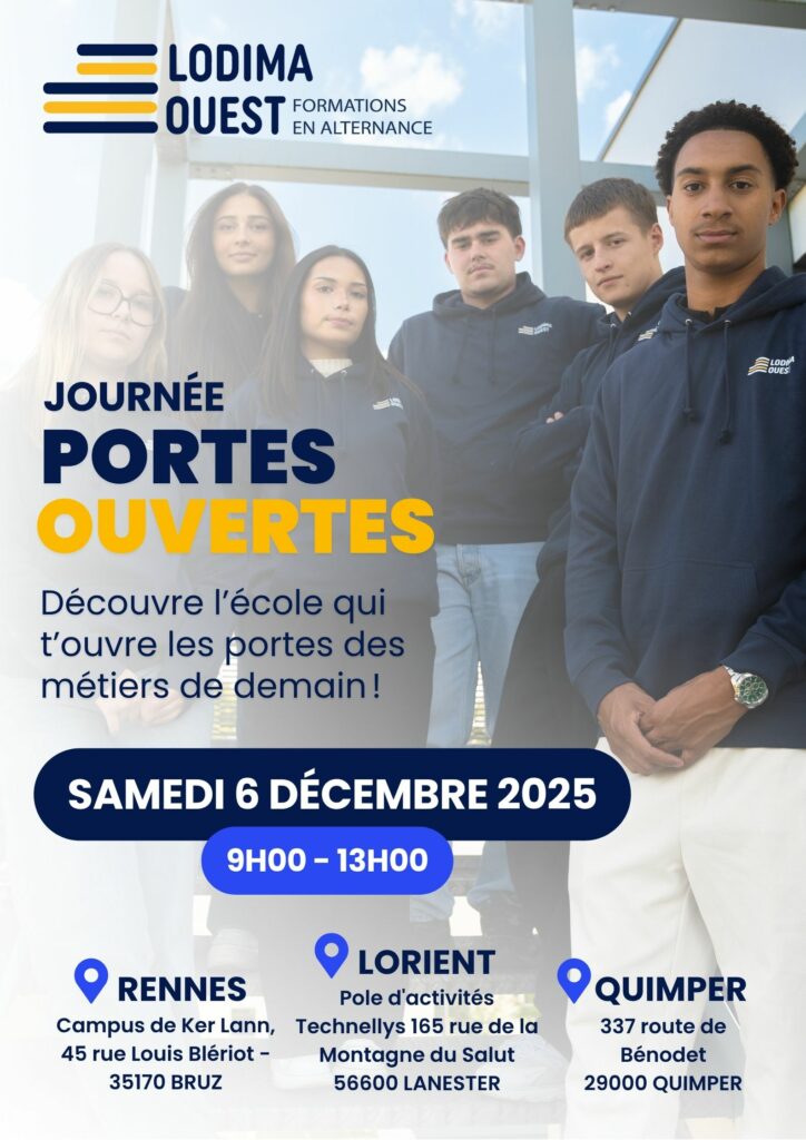 Portes ouvertes des 3 centres de formations LODIMA OUEST décembre 2025